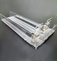 Échantillon gratuit en plastique ABS réglable de système de poussoir d'étagère de cigarette d'alimentation automatique de supermarché pour l'entreposage et les fournitures de supermarché