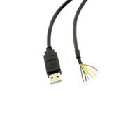 Cable Convertidor Serial USB UART Ft232rl TTL Utech YT-TTL03 2026 Nuevo OEM con Blindaje Trenzado y Cubierta de PVC de 1.8m de Longitud para Uso en Computadoras