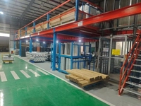 Piso de entresuelo de acero industrial Mracking | Capacidad de carga de 500-4000Kg/㎡ | Plataforma de ático resistente con escaleras y barandillas