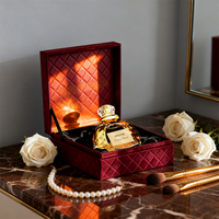 Set di Scatole Regalo Personalizzate per Cosmetici e Profumi, Stile Moderno e Lussuoso, Scatole Rigide in Cartone per Oli Essenziali con Logo Stampato in Oro