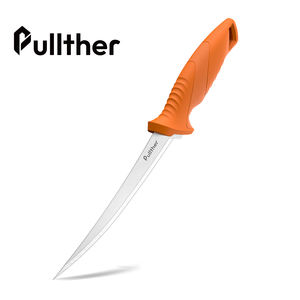 Couteau de pêche en acier inoxydable multi-styles à prix de gros usine, couteau à fileter le <span class=keywords><strong>saumon</strong></span> avec manche en TPR, personnalisation prise en charge - Product Image 1