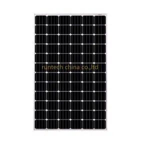 高效太阳能电池板全黑单晶太阳能电池板聚300w 305w 310w 315w 320w 330w 340w