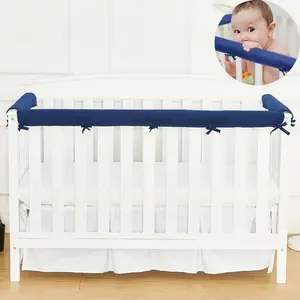 Crib Protection Strip Baby Anti-Collision Foam Guard Portable Safety Child Kids Toddler Bed Rail Fence Bumper cover