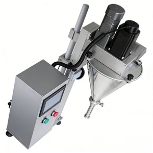 Máquina de llenado de polvo semiautomática de sobremesa pequeña, máquina de llenado de harina de trigo, máquina de llenado de especias, pimienta y chile con tornillo sin fin - Product Image 3