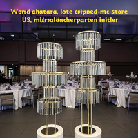 Grands supports de fleurs en métal pour décorations de table de mariage modernes, support de fond, présentoir, chandelier haut, piédestal, écologique, durable