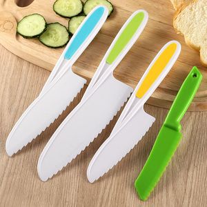 Cuchillo de Cocina de Plástico Resistente y Ecológico para Niños, Cuchillo de Juguete para Hornear <span class=keywords><strong>Pan</strong></span> y Pasteles, para Educación Temprana en el Jardín de Infancia - Product Image 5
