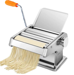 Machine à pâtes manuelle professionnelle en acier inoxydable - Outils <span class=keywords><strong>de</strong></span> pâtisserie et <span class=keywords><strong>de</strong></span> boulangerie écologiques - Product Image 1