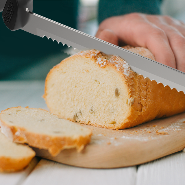 New Kitchen Knives Rechargeable Stainless Steel Electric Turkey Beef Steak Slicing Bread Cutting Knife