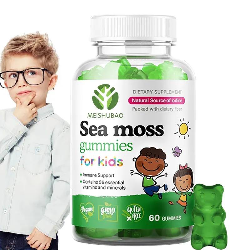 En iyi özelleştirilmiş deniz yosun gummies vegan multivitamin deniz yosun gumkids organik deniz yosun gummies çocuklar için