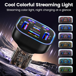 <span class=keywords><strong>6</strong></span> trong 1 USB C xe sạc <span class=keywords><strong>Adapter</strong></span> PD 30W đa cổng siêu nhanh phí cho iPhone 16 15 14 Pro Max <span class=keywords><strong>iPad</strong></span> Samsung điện thoại - Product Image 5