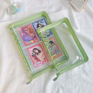 Fournitures <span class=keywords><strong>de</strong></span> bureauxA8 A5 A6 B5 classeur budgétaire classeur <span class=keywords><strong>de</strong></span> documents sac 6 anneaux fermeture éclair pvc plastique remplissage poche dossiers a5 classeur à anneaux - Product Image 5