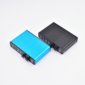 <span class=keywords><strong>Tarjeta</strong></span> <span class=keywords><strong>de</strong></span> Audio Óptica USB <span class=keywords><strong>de</strong></span> 6 Canales <span class=keywords><strong>5.1</strong></span>, Convertidor Externo con Chipset CM6206 <span class=keywords><strong>para</strong></span> Computadoras Portátiles y <span class=keywords><strong>de</strong></span> Escritorio - Product Image 1