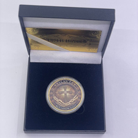 Pièce de monnaie commémorative chrétienne personnalisée en métal doré, inspirante, religieuse, souvenir, cadeau