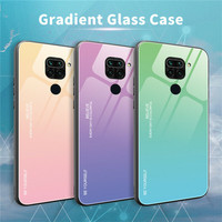 Coque arrière en verre trempé dégradé pour Xiaomi Redmi 9 note 9 Redmi 5plus Redmi 6 6A note 8pro note 8T