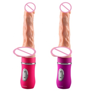Jouet sexuel pénis énorme pour femme, gode télescopique et vibrateur automatique, gode, véritable <span class=keywords><strong>bite</strong></span>, sexe - Product Image 1