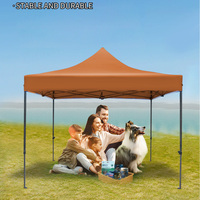 Carpa de Acero de 3M x 3M con Cubierta de Poliéster para Uso en Interiores/Exteriores, Ferias Comerciales y Eventos - Diseño Plegable para Todas las Estaciones
