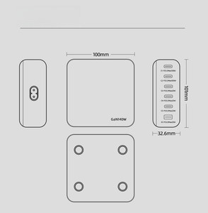 เครื่องชาร์จเร็วแกลเลียมไนไตรด์อเนกประสงค์สำหรับ PD140W รองรับ Apple รองรับ QC3.0 SCP สำหรับโทรศัพท์มือถือคอมพิวเตอร์ - Product Image 5