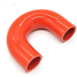 Tubo de silicona Color negro en forma de <span class=keywords><strong>U</strong></span> Tubo de silicona flexible Codo de 180 grados Manguera de radiador de silicona para sello de camión de coche a prueba de fugas - Product Image 4