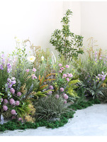 Künstliche persische Blätter Pflanze künstliche Sträucher Blätter künstliche Grün büsche künstliche Blume Hausgarten Büro Hochzeits dekor