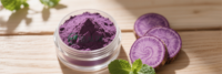 Poudre d'Ube de Qualité Supérieure - Poudre d'Igname Violette 100% Naturelle | Idéale pour la Pâtisserie et les Desserts