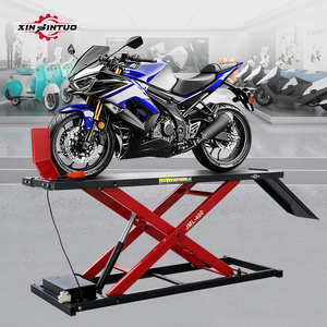 Elevador Hidráulico para Motocicleta Xinjintuo Mesa Elevadora Hidráulica con Rampa para Taller Soporte Elevador para Moto - Product Image 1