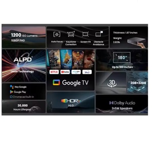 Dangbei D5X PRO Atom Laser Projector Lumen GoogleTV Netflix <span class=keywords><strong>Global</strong></span> Version Cinema <span class=keywords><strong>Vision</strong></span> Portable pour Home 3D FHD Theater - Product Image 4