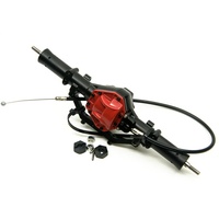 Kit de varillaje de dirección mecanizado de aleación de aluminio 4WD de alta resistencia para eje trasero de coche RC Rock Crawler 1/10 A103008