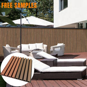 リアルな3D木目調テクスチャWPC屋外壁パネル暖かい魅力的な幾何学模様ホテル倉庫用のリアルウッドを模倣 - Product Image 6