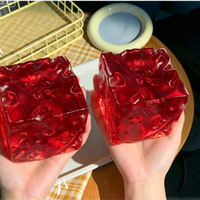 Jouet Squishy en Gros de 7 cm en Forme de Bloc de Fromage Sucré à la Maltose, Jouet Sensoriel Anti-Stress à Presser pour Enfants
