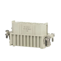 Connecteur robuste série WZUMER HD, 250V 10A, 25 broches, borne à sertir, insert femelle, électrique