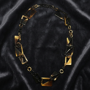 Collier unisexe en corne de buffle, nouvelle mode, écologique, 90 cm, chaîne à maillons classique et élégante pour célébrations d'anniversaire – Vente chaude en gros - Product Image 3