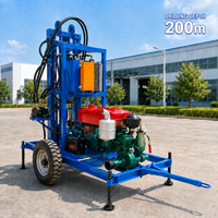 Foreuse de Puits d’Eau Personnalisable Très Vendue 100m 200m Plateforme de Forage Hydraulique Portable pour Petits Puits Agricol