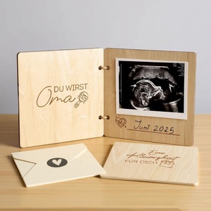 Carnet en bois pour la fête des Mères, affichage d'image d'<span class=keywords><strong>annonce</strong></span> de <span class=keywords><strong>grossesse</strong></span> - Product Image 5