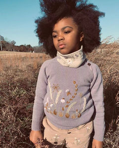 Suéter de Punto Vintage de Alta Calidad Hecho a Mano para Niñas, Tejido Grueso y Ecológico para Invierno - Product Image 3