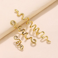 Épingle à cheveux torsadée en métal style ethnique vintage africain irlandais pour dreadlocks et tresses, accessoires de coiffure et bijoux pour femmes