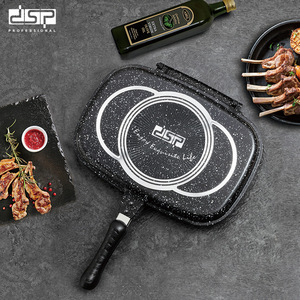 กระทะทอดสองด้าน DSP ทรงสี่เหลี่ยม กระทะแพนเค้กสำหรับเตาแก๊สแบบไม่ติดกระทะ - Product Image 2