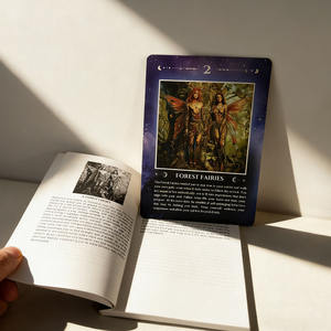 Fabricante de Barajas de Oráculo con Logotipo Personalizado de Lujo, Caja Rígida Magnética para <span class=keywords><strong>Cartas</strong></span> del <span class=keywords><strong>Tarot</strong></span> con Guía - Product Image 1