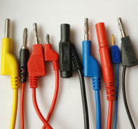 Offre Spéciale – Câbles de Test à Connecteurs Banane en Cuivre de 4 mm (Isolation PVC) pour Utilisation avec Machine de Test