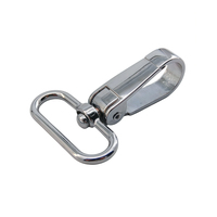 Mousquetons d'escalade à plaque large 32 mm en alliage de zinc, mousquetons pivotants à ressort pour colliers de chien et sacs