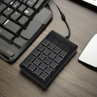 LIF MKB20U 20-Key Full Programmable Mini Numeric Keypad Bahan ABS Warna Hitam Garansi 1 Tahun untuk PC & Tablet Antarmuka USB