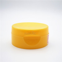 Plastique rond jaune avec couvercle de joint de valve en silicone pour bouteille d'huile de machine 33/410