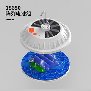 Ufo <b>Light</b> Outdoor Camping Solar Led Remote Control <b>Emergency</b> Lamp White <b>Light</b> 12V 50000Hours - Product Image 2