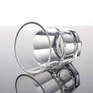 Bicchieri da whisky in plastica ottagonali da 270 ml in PP, SAN, AS, PC, Tritan, stile rock. - Product Image 4
