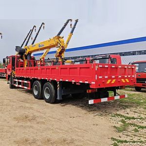 SHACMAN 6*4 Special Truck Mounted Crane, 270HP Xugong 14Ton Five-section Boom, Outdoor Heavy <b>Cargo</b> Lifting & Transit Machinery - Product Image 6