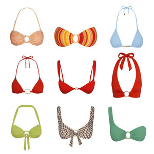 OEM Manufacturer Custom Metal Ring Charm Design Thong Swimwear <strong>String</strong> <strong>Bikinis</strong> for Women Brazilian Swimsuit Women Bathing Suit - Product Image 1