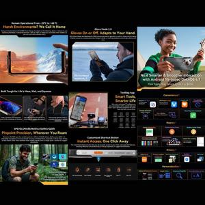 Mới nhất Blackview BL7000 điện thoại gồ ghề mạng: 5g, NFC, OTG (Cam) 8GB + 256GB mới đến 5g NFC điện thoại Android không thấm nước - Product Image 4