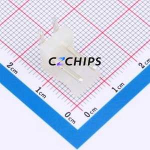 5.08-2AW Wire-to-Board Pin Header Bent Lead Through Hole,P=5.08mm Connector 1x2P 5.08mm Right Angle Insert 2P - Product Image 1