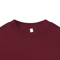 Hauts à col rond doublés polaire style urbain, thermiques, amples et décontractés pour la vente en gros de sweats à capuche et de sweat-shirts pour hommes