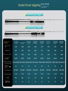<span class=keywords><strong>Caña</strong></span> de Pescar FUJI Offshore de Carbono para Spinning, <span class=keywords><strong>Media</strong></span> y Ligera, Mango de EVA, Acción Lenta, para Señuelos y Carpas en Lago, 1.83m 60-160g, Venta al por Mayor - Product Image 5