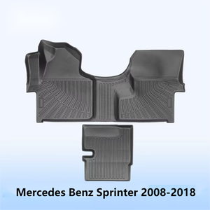 Alfombrillas de Lujo para Todo Clima <span class=keywords><strong>en</strong></span> TPE 3D para Mercedes-Benz <span class=keywords><strong>Sprinter</strong></span> 2008-2018, Compatibles con OLIVER - Product Image 6